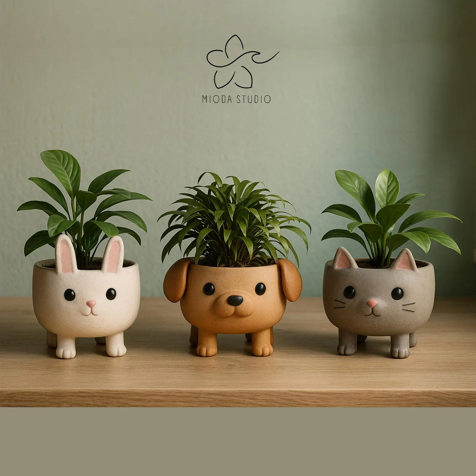 Animal Planters (Pack of 3)
